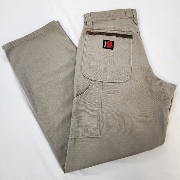 Wrangler Other - Wrangler Riggs Workwear Men's Khaki Carpenter Pants Straight Leg, sz 30x30